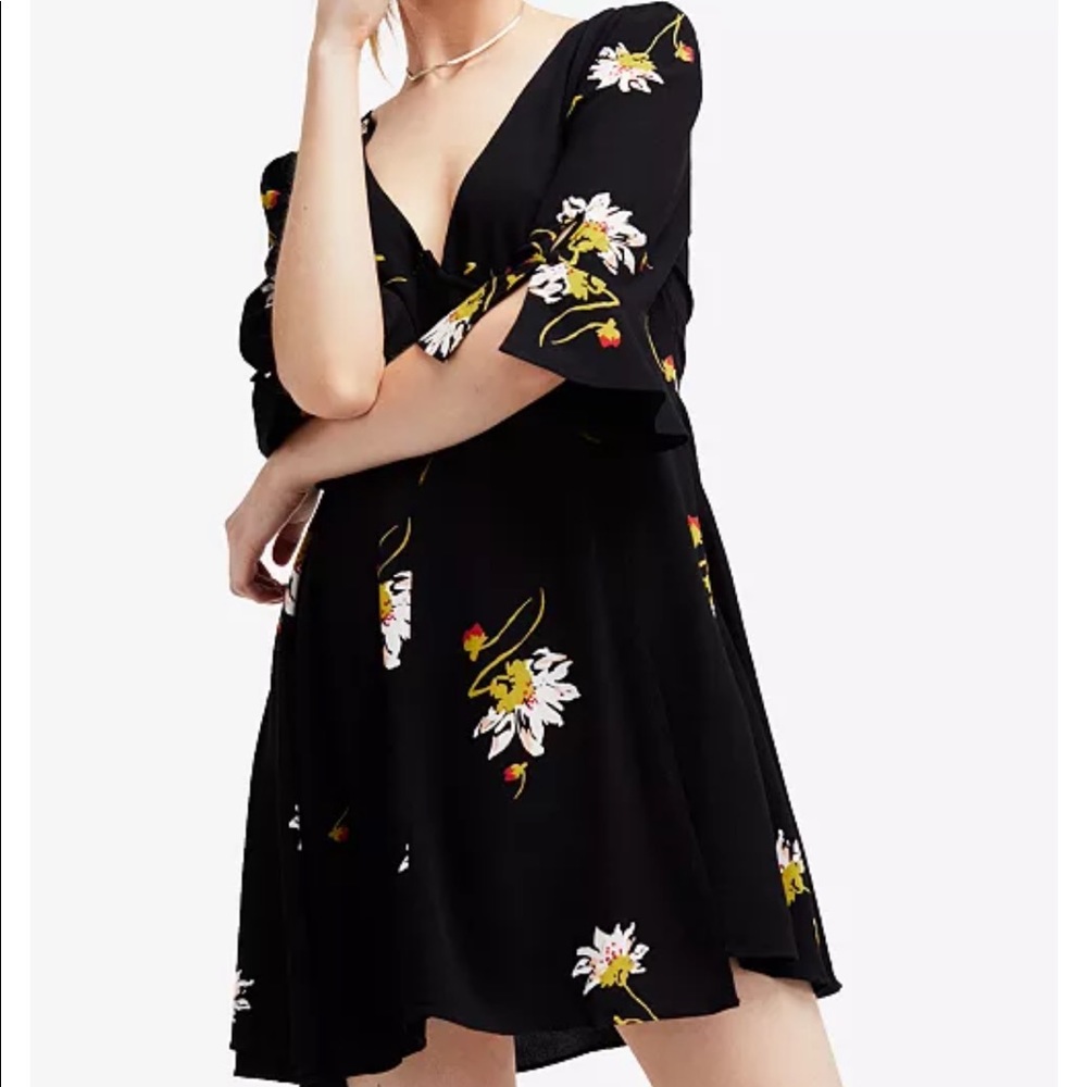 Free People Black Dress